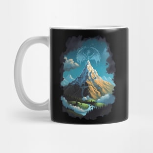 The Lonely Mountain and the Dragon - Fantasy Mug